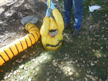Pumping a septic tank into the truck — Caldwell, Idaho